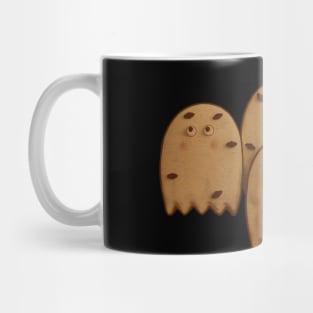 Cute Spooky Halloween Ghost Retro Cookies Mug